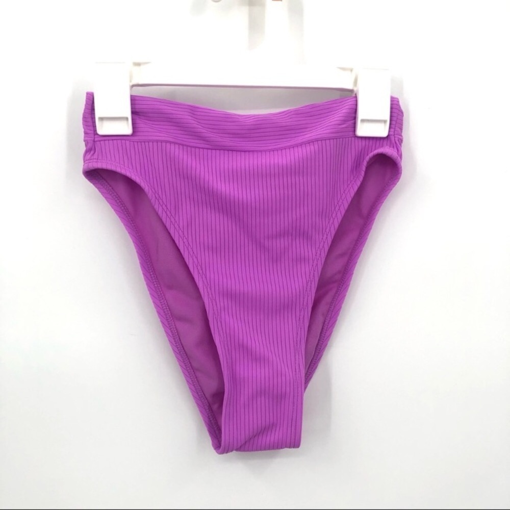 Stoney Clover Lane x Target Women’s High-Waist Ribbed Bikini Bottom SS. - Picture 3 of 9